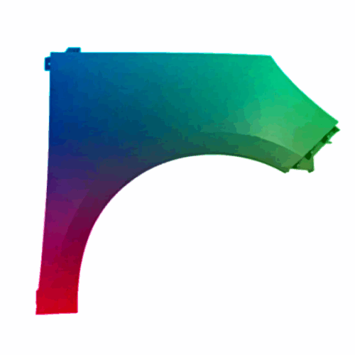 Kotflügel Renault Scenic III Rechts Lackiert In Wunschfarbe 2012-2016 NEU