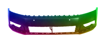 Für VW Passat B7 2010-2015 4x PDC Stoßstange Vorne lackiert in Wunschfarbe