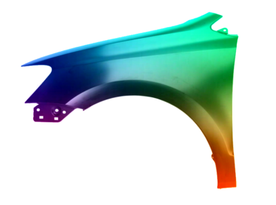Für VW Polo 6R 09-17 KOTFLÜGEL VORNE LINKS LACKIERT IN Wunschfarbe
