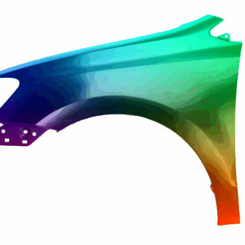Für VW Polo 6R 09-17 KOTFLÜGEL VORNE LINKS LACKIERT IN Wunschfarbe