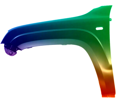 Für VW Amarok 2010-2017 KOTFLÜGEL VORNE LINK LACKIERT IN Wunschfarbe