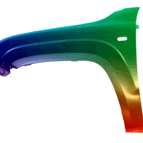 Für VW Amarok 2010-2017 KOTFLÜGEL VORNE LINK LACKIERT IN Wunschfarbe