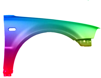 Für VW Passat B5 00-05 KOTFLÜGEL VORNE Rechts LACKIERT IN Wunschfarbe