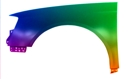 Für VW Passat B6 2005-2010 KOTFLÜGEL VORNE Links LACKIERT IN Wunschfarbe