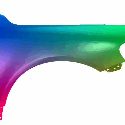 Für VW Touareg 7L 02-06 Kotflügel Vorne Rechts Lackiert Wunschfarbe