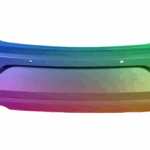 Für VW Polo 6R 2014-2017 PDC Stoßstange hinten lackiert in Wunschfarbe