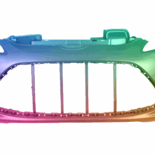 Für Ford Fiesta Mk 7 2008-2013 Stoßstange Vorne lackiert in Wunschfarbe