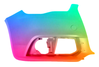 Für Audi A1 2010-2015 SRA PDC +- Stoßstange Vorne Lackiert in Wunschfarbe NEU