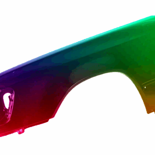 Merceses E-KLASSE W124 KOTFLÜGEL LINKS LACKIERT IN WUNSCHFARBE