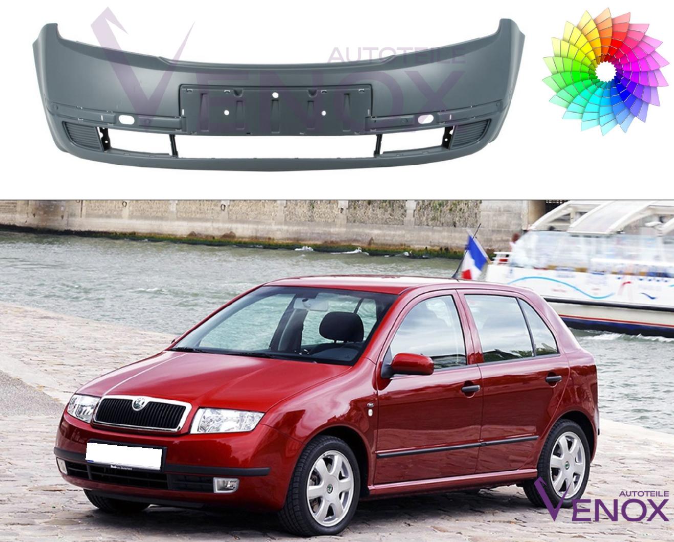 Für Skoda Fabia 6Y 00-04 Stoßstange Vorne Lackiert In Wunschfarbe NEU – Bild 2