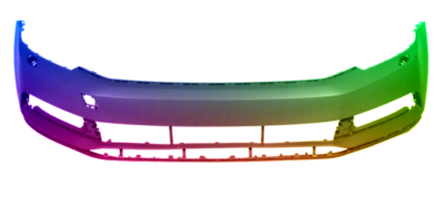 Für VW Passat B8 2014- SRA PDC Stoßstange Vorne lackiert in Wunschfarbe