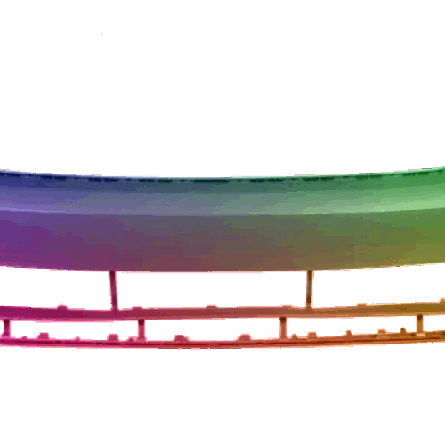 Für VW Passat B8 2014- SRA PDC Stoßstange Vorne lackiert in Wunschfarbe