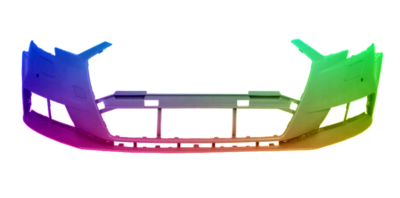 Für Audi A3 8V 2016-2020 SRA PDC Stoßstange Vorne Lackiert in Wunschfarbe NEU