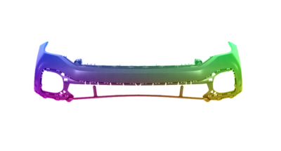 Für VW T-Cross Ab 2019 Stoßstange Vorne lackiert in Wunschfarbe