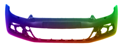 Für VW Scirocco Ab 2008 Stoßstange Vorne lackiert in Wunschfarbe