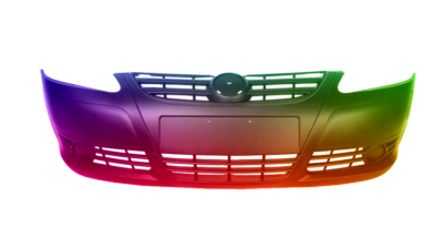 Für Vw Fox Ab 2005 Stoßstange Vorne NSW Lackiert In Wunschfarbe NEU