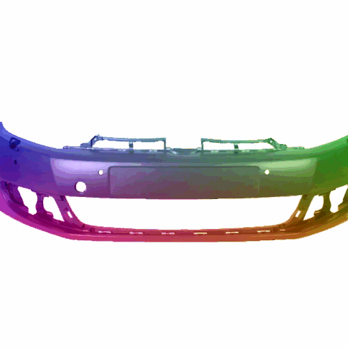 Für Vw Golf VI 08-16 Stoßstange Vorne 4x PDC SRA Lackiert In Wunschfarbe NEU