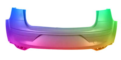 Für Seat Altea 2004-2015 PDC Stoßstange Hinten Lackiert In Wunschfarbe