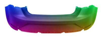 Für Seat Ibiza 6J 2012-2016 3-Türer Stoßstange Hinten Lackiert In Wunschfarbe