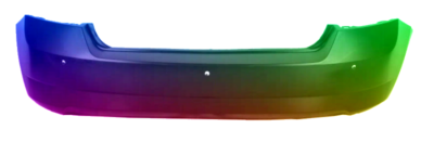 Für Skoda Fabia HB III 14-18 Stoßstange Hinten Lackiert In Wunschfarbe