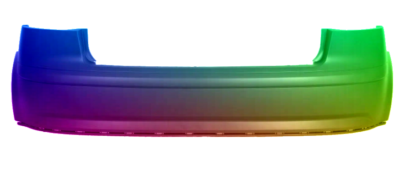 Für Audi A3 8P 2003-2008 3-Türer Stoßstange Hinten Lackiert In Wunschfarbe