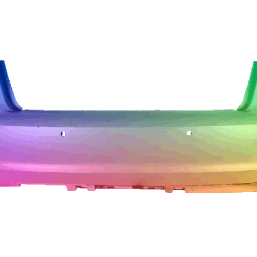 Für Audi A3 8P 2008-2012 SportBack PDC Stoßstange Hinten Lackiert In Wunschfarbe