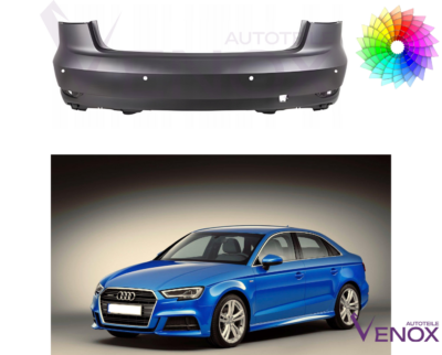 Für Audi A3 8V 2016-2018 PDC Limousine Stoßstange Hinten Lackiert In Wunschfarbe