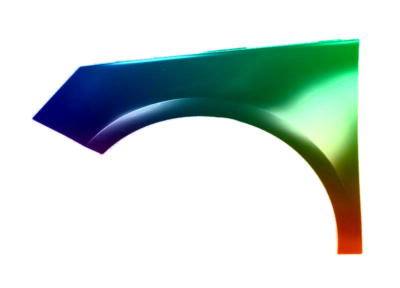 Für Audi A1 10-15 Kotflügel Vorne Links Lackiert In Wunschfarbe NEU