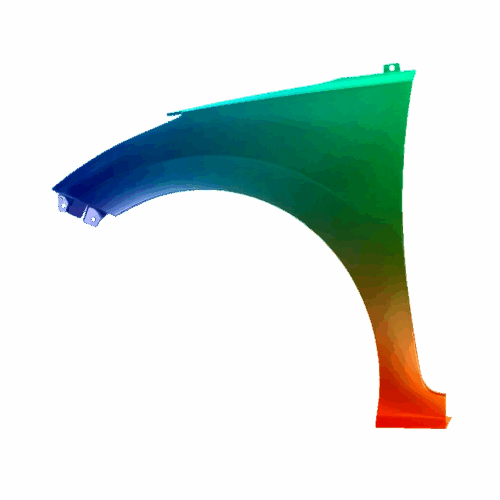 Für Hyundai Elantra 10-16 Kotflügel Links Lackiert In Wunschfarbe