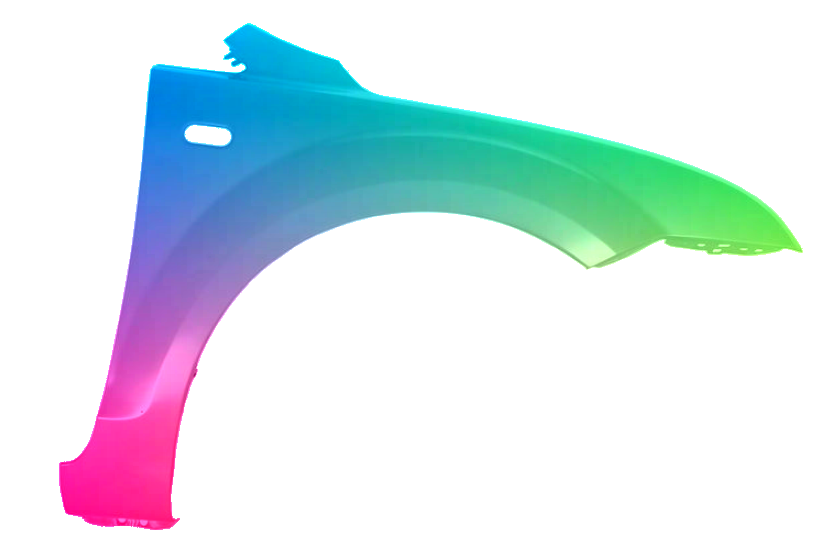 Für Kotflügel Ford Focus MK2 04-08 Rechts LACKIERT IN WUNSCHFARBE – Bild 2