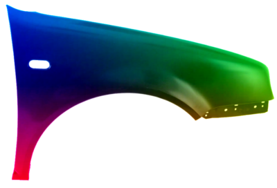 Kotflügel für VW GOLF IV 97-06 RECHTS IN WUNSCHFARBE LACKIERT.