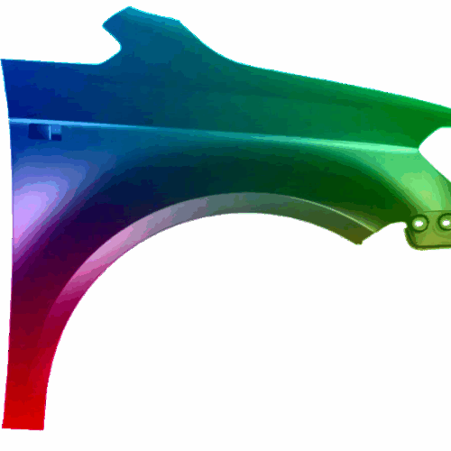 Kotflügel für VW CADDY III 10-15 Rechts Lackiert In Wunschfarbe