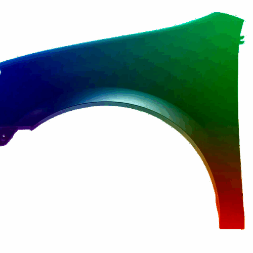 Kotflügel für VW GOLF VI 08-16 Rechts Lackiert In Wunschfarbe