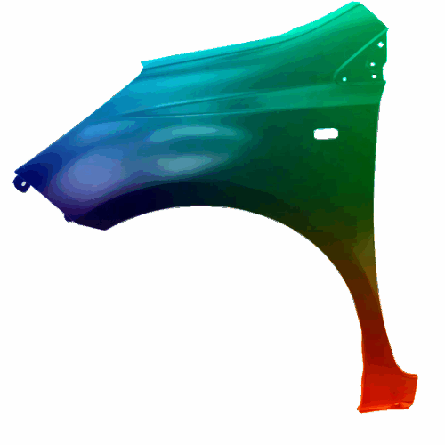 Kotflügel Links Für NISSAN NOTE E11 05-09 Lackiert In Wunschfarbe