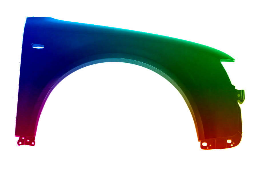 AUDI A4 B6 2000-2004 KOTFLÜGEL VORNE RECHTS LACKIERT IN LX5V NEU – Bild 2