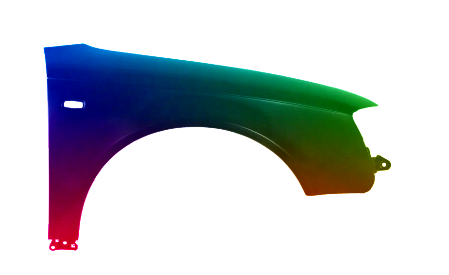 AUDI A4 B7 2004-2008 KOTFLÜGEL VORNE RECHTS LACKIERT IN LY9C NEU – Bild 2