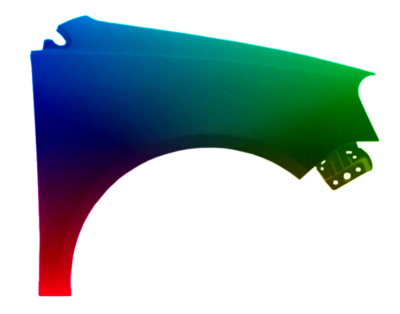 Für VW POLO 9N 05-09 KOTFLÜGEL VORNE RECHTS/LINKS LACKIERT WUNSCHFARBE
