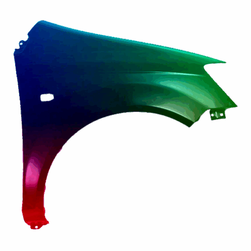 Kotflügel Rechts Für Hyundai Getz 2002-2005 Lackiert In Wunschfarbe