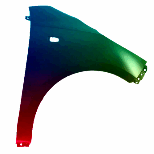 Kotflügel Rechts Für Hyundai I10 2011-2013 Lackiert In Wunschfarbe