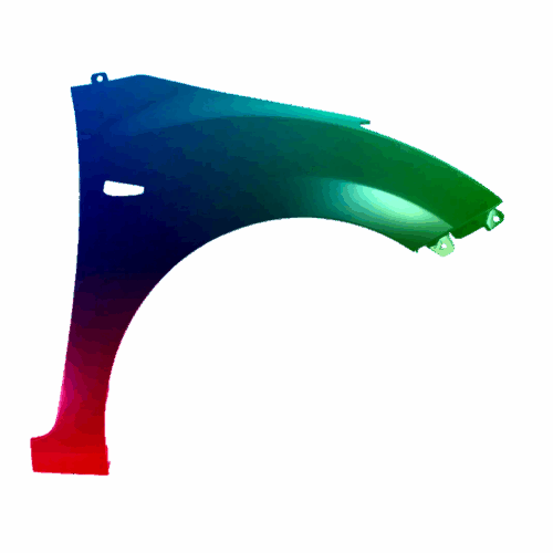 Kotflügel Rechts Für Hyundai I30 2012-2017 Lackiert In Wunschfarbe