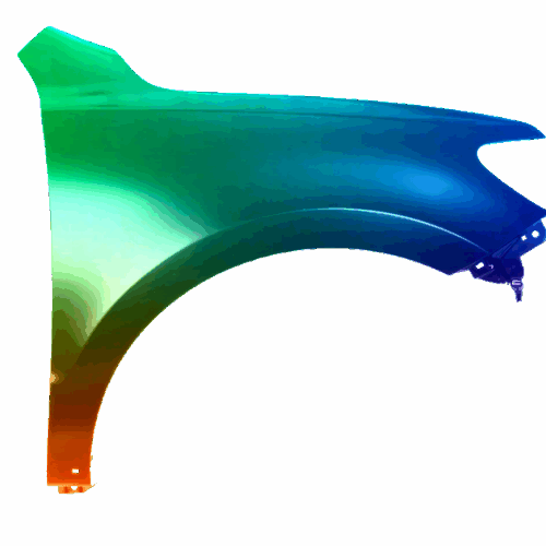 Kotflügel Rechts Für Hyundai Santa Fe (CM) 2009-2012 Lackiert In Wunschfarbe