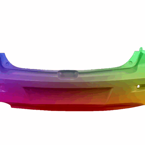 Für Mazda 3 2003-2009 Stoßstange Hinten Lackiert In Wunschfarbe