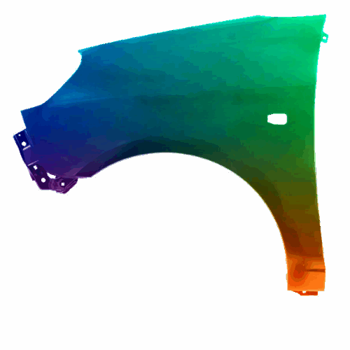 Kotflügel Links Für Kia Picanto (SA) 2008-2011 Lackiert In Wunschfarbe