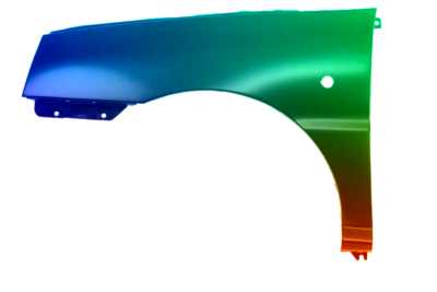 Kotflügel Links Für Kia Rio (DC) 2003-2004 Lackiert In Wunschfarbe