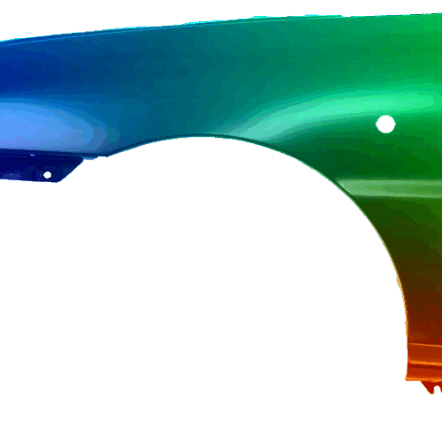Kotflügel Links Für Kia Rio (DC) 2003-2004 Lackiert In Wunschfarbe