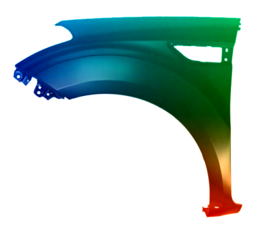 Kotflügel Links Für Kia Soul (AM) 2008-2011 Lackiert In Wunschfarbe