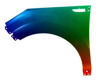 Kotflügel Links Für Kia Soul (PS) 2013-2019 Lackiert In Wunschfarbe