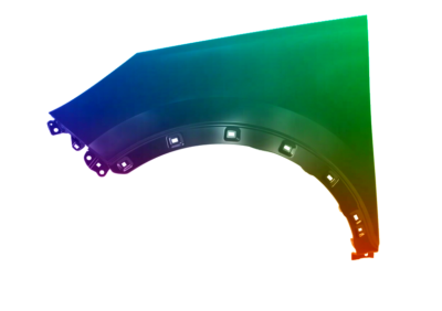 Kotflügel Links Für Kia Sportage (SL) 2010-2015 Lackiert In Wunschfarbe