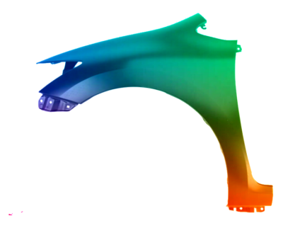 Kotflügel Links Toyota Auris (E15) 2010-2012 Lackiert In Wunschfarbe