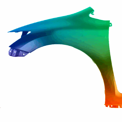 Kotflügel Links Toyota Auris (E15) 2010-2012 Lackiert In Wunschfarbe